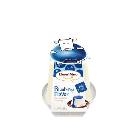Clever Mama 125g Lactobacillus Blueberry Pudding - Healthy Food