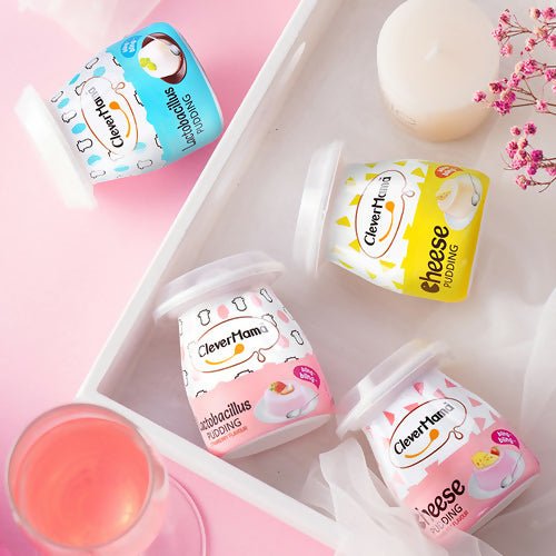 Clever Mama Lactobacillus Pudding Strawberry Flavor - Healthy Food