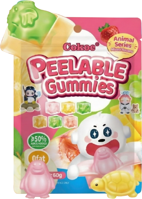 COKOC PEELABLE GUMMIES - Animal Shape Mixed Fruit Flavor 60g - Others
