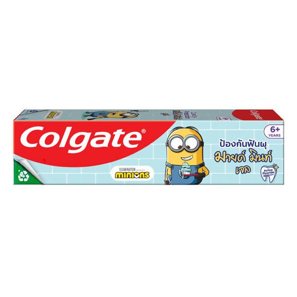 ថ្នាំដុសធ្មេញ Colgate Bubble Fruit Minions - ថ្នាំដុសធ្មេញកូនក្មេង មនុស្សធំ និងច្រាសដុសធ្មេញ (Baby Toothpaste, Adult Toothbrushes & Toothbrushes)