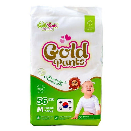 ខោទឹកនោម Cori Cori Gold Diapers M 7 - 12kg 56pcs - ខោទឹកនោម (Diapers)