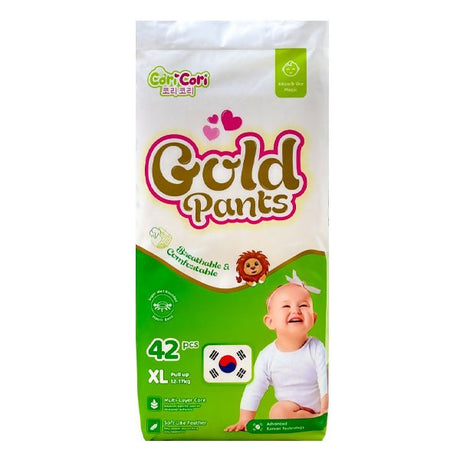 ខោទឹកនោម Cori Cori Gold Diapers XL 12 - 17kg 42pcs - ខោទឹកនោម (Diapers)