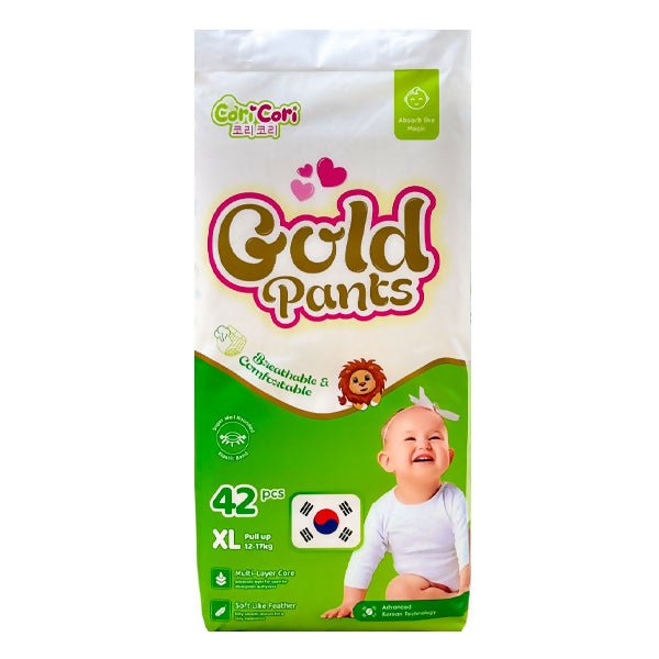 ខោទឹកនោម Cori Cori Gold Diapers XL 12 - 17kg 42pcs - ខោទឹកនោម (Diapers)