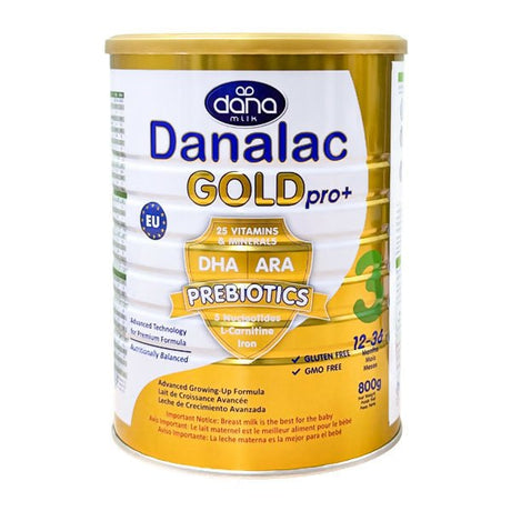 ម្សៅទឹកដោះគោ Danalac Gold Pro+ 3 (800g) - ម្ស៉ៅទឹកដោះគោ & ទឹកដោះគោទឹក (Milk Powder & Milk)