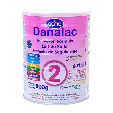 ម្សៅទឹកដោះគោ Danalac Step2 (800g) - ម្ស៉ៅទឹកដោះគោ & ទឹកដោះគោទឹក (Milk Powder & Milk)