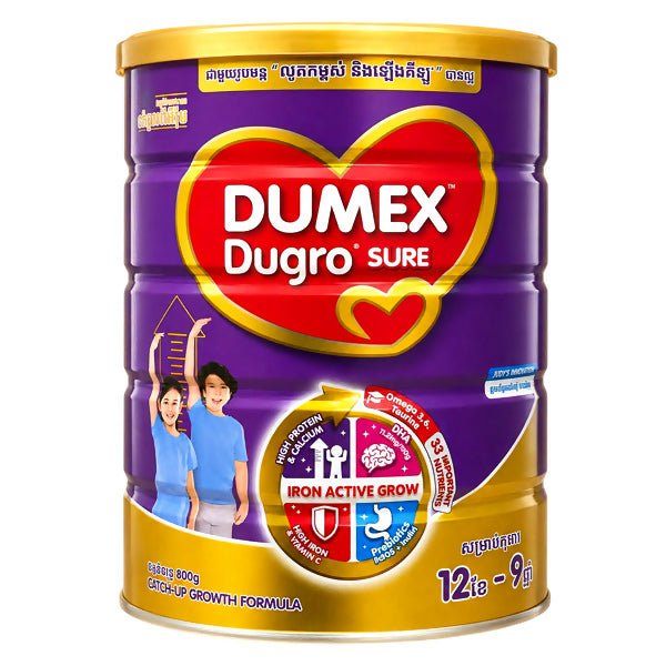 ម្សៅទឹកដោះគោ Dumex Dugro Sure 12m-9y (800g) - ម្ស៉ៅទឹកដោះគោ & ទឹកដោះគោទឹក (Milk Powder & Milk)