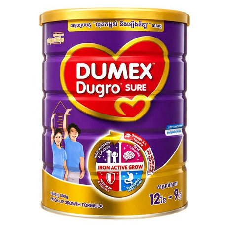 ម្សៅទឹកដោះគោ Dumex Dugro Sure 12m-9y (800g) - ម្ស៉ៅទឹកដោះគោ & ទឹកដោះគោទឹក (Milk Powder & Milk)
