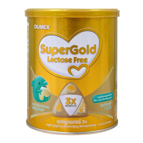 ទឹកដោះគោរាក Dumex Gold Lactose free 0-12m 400g - ម្ស៉ៅទឹកដោះគោ & ទឹកដោះគោទឹក (Milk Powder & Milk)