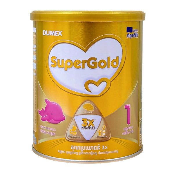 ម្សៅទឹកដោះគោ Dumex SuperGold Stpe1 400g - ម្ស៉ៅទឹកដោះគោ & ទឹកដោះគោទឹក (Milk Powder & Milk)