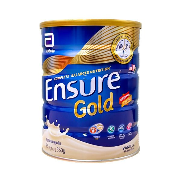 ម្សៅទឹកដោះគោ Ensure Gold Vanilla 850g Powder Milk - ម្ស៉ៅទឹកដោះគោ & ទឹកដោះគោទឹក (Milk Powder & Milk)