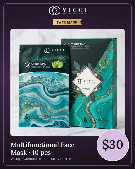 Face Mask Multifunctional (10 pcs) / ម៉ាស់មុខប្រើប្រាស់បានច្រើនបែប (១០ ភីស) - Cosmetic Product