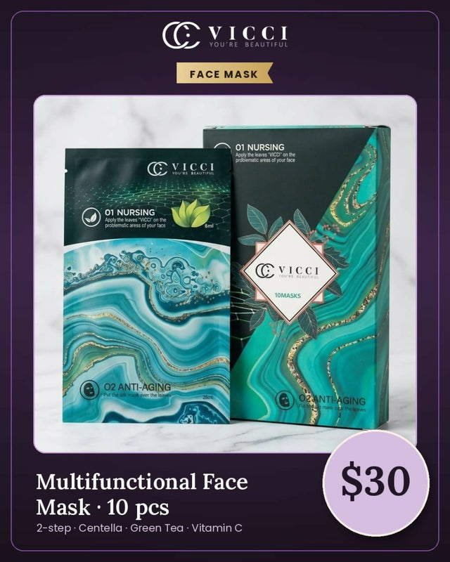 Face Mask Multifunctional (10 pcs) / ម៉ាស់មុខប្រើប្រាស់បានច្រើនបែប (១០ ភីស) - Cosmetic Product