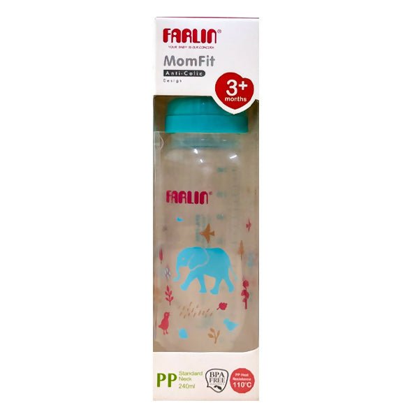 ដប Farlin AB - 4012(B) Momfit Feeding Bottle - ដបដោះគោ ដបទឹក & ក្បាលប្តូរ (Milk Bottle Water Bottle & Changing Pads)