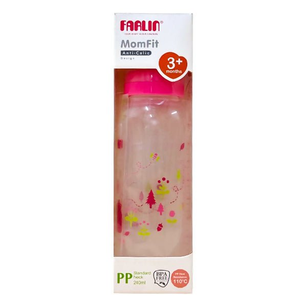 ដប Farlin AB - 4012(G) Momfit Feeding Bottle - ដបដោះគោ ដបទឹក & ក្បាលប្តូរ (Milk Bottle Water Bottle & Changing Pads)