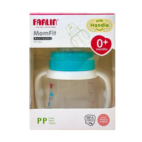 ដប Farlin AB - 42014 (B) Momfit PP Feeding Bottle - ដបដោះគោ ដបទឹក & ក្បាលប្តូរ (Milk Bottle Water Bottle & Changing Pads)