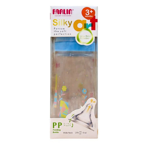 ដប Farlin AB42016(B) Silky PP Feeding Bottle 270ml - ដបដោះគោ ដបទឹក & ក្បាលប្តូរ (Milk Bottle Water Bottle & Changing Pads)