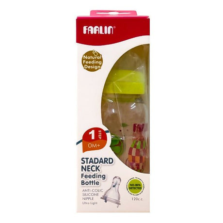 ដបទឹកដោះគោ Farlin Feeding Bottle 0m+ NF868 H1 - ដបដោះគោ ដបទឹក & ក្បាលប្តូរ (Milk Bottle Water Bottle & Changing Pads)