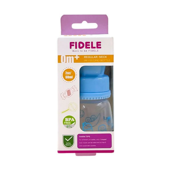ដប Fiddle 2oz - 101 Regular Neck Feeding Bottle - ដបដោះគោ ដបទឹក & ក្បាលប្តូរ (Milk Bottle Water Bottle & Changing Pads)
