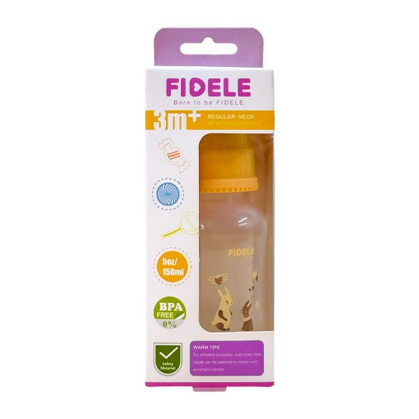 ដប Fiddle 5oz - 202 Regular Neck Feeding Bottle - ដបដោះគោ ដបទឹក & ក្បាលប្តូរ (Milk Bottle Water Bottle & Changing Pads)