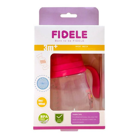 ដប Fidele 180ml FD - 412 Feeding Bottle - ដបដោះគោ ដបទឹក & ក្បាលប្តូរ (Milk Bottle Water Bottle & Changing Pads)