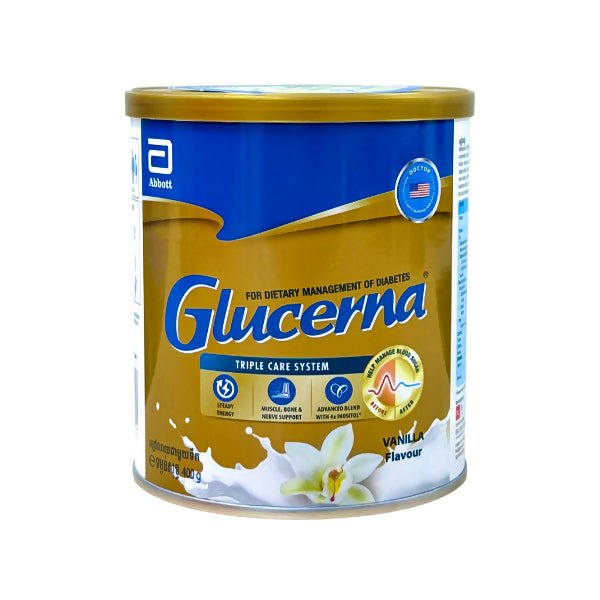 ម្ស៉ៅទឹកដោះគោ Glucerna Vanilla Triplecare 400g - ម្ស៉ៅទឹកដោះគោ & ទឹកដោះគោទឹក (Milk Powder & Milk)