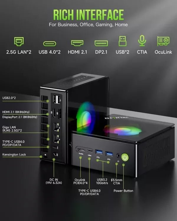 GMKtec NucBox K11 Mini PC - Desktop Computers