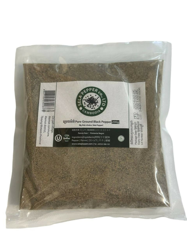 Ground Black Pepper 200g - Healthy Food