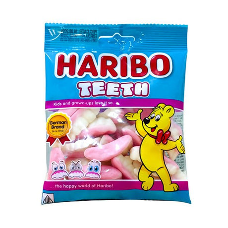 ស្ករ Haribo Teeth 80g - ស្ករគ្រាប់ & នំ (Candy & Cake)