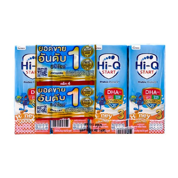 ទឹកដោះគោ Hi - Q3 Honey 4x180ml - ម្ស៉ៅទឹកដោះគោ & ទឹកដោះគោទឹក (Milk Powder & Milk)