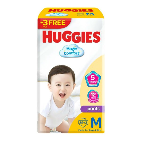 ខោទឹកនោម Huggies M39+3 Magic Comfort - ខោទឹកនោម (Diapers)