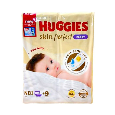 ខោទឹកនោម Huggies NB108+9 Skin Perfect - ខោទឹកនោម (Diapers)