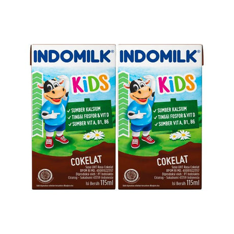 ទឹកដោះគោ Indomilk Kids Chocolate 115ml - ម្ស៉ៅទឹកដោះគោ & ទឹកដោះគោទឹក (Milk Powder & Milk)