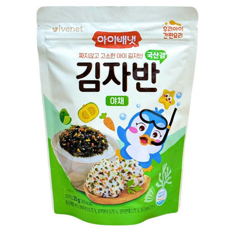 សារាយរោយបាយ Ivenet Seaweed Laver Vegetable 25g - អាហារក្មេង (Baby Food)