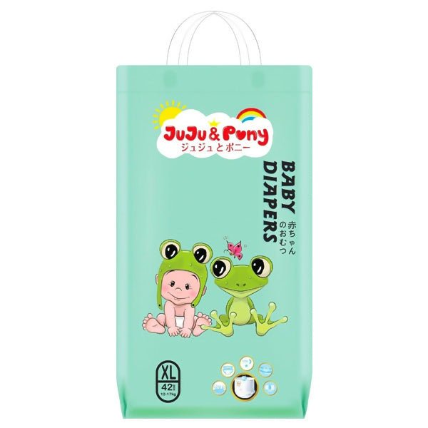 ខោទឹកនោម JUJU & Pony Baby Diapers XL42pcs 12 - 17kg - ខោទឹកនោម (Diapers)