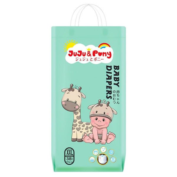 ខោទឹកនោម JUJU & Pony Baby Diapers XXL38pcs 16kg - up - ខោទឹកនោម (Diapers)