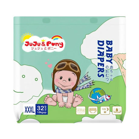 ខោទឹកនោម JUJU & PONY Baby Pants XXXL32 18kg Up - ខោទឹកនោម (Diapers)