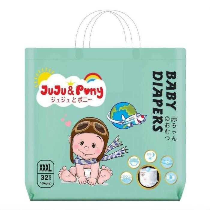 ខោទឹកនោម JUJU & PONY Baby Pants XXXL32 18kg Up - ខោទឹកនោម (Diapers)