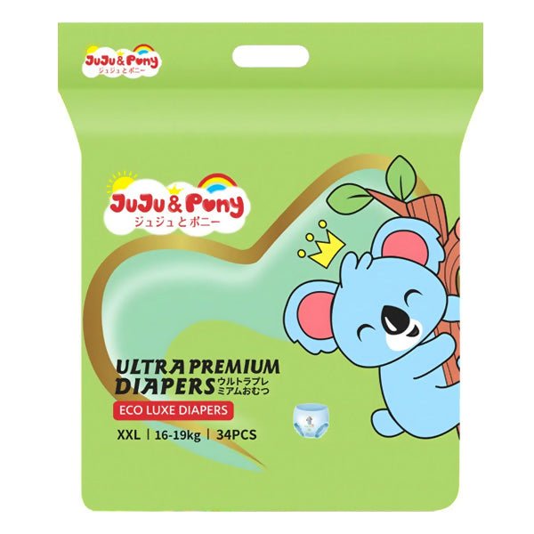 ខោទឹកនោម JuJu & Pony Ultra Premium Diapers XXL 16-19Kg 34pcs - ខោទឹកនោម (Diapers)