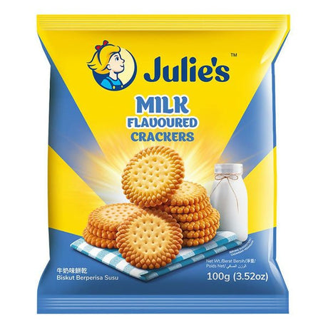 នំ Julies Milk Crackers 100g - ស្ករគ្រាប់ & នំ (Candy & Cake)