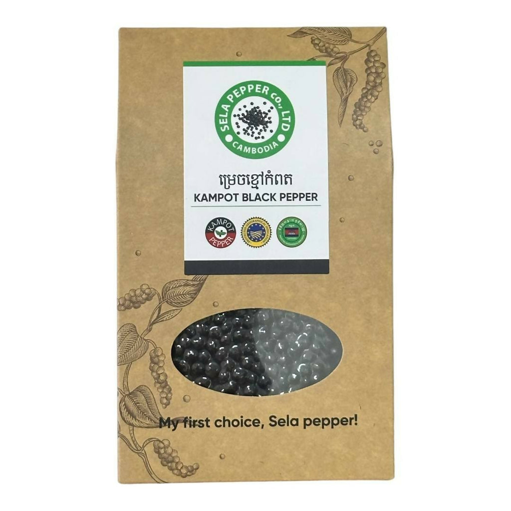 Kampot Black Peppercorn refill 100g - Healthy Food