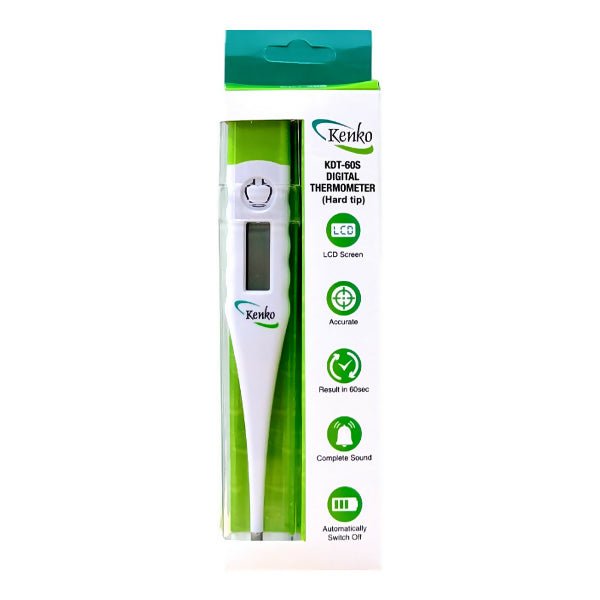 វាស់កំដៅដងរឹង Kenko KDT - 60S Digital Thermometer - ម៉ាស៊ីនស្ពង់ & បូមសំបោរ & ឧបករណ៌វាស់កម្តៅ (Pumps & Breast Pumps & Thermometers)