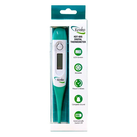 វាស់កំដៅដងទន់ Kenko KDT - 60S Digital Thermometer - ម៉ាស៊ីនស្ពង់ & បូមសំបោរ & ឧបករណ៌វាស់កម្តៅ (Pumps & Breast Pumps & Thermometers)