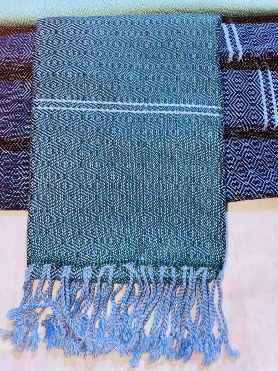 ក្រម៉ាខ្មែរគោម (ក្បាច់) Khmer Scarf Cotton 100% Mixed Color -