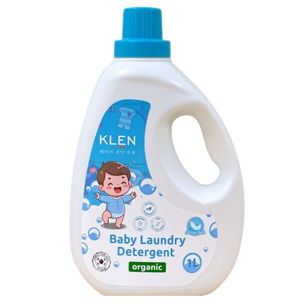 សាប៊ូបោក Klen Baby Laundry Blue 1000ml - សាប៊ូបោកខោអាវកូនក្មេង (Baby Laundry Soap)