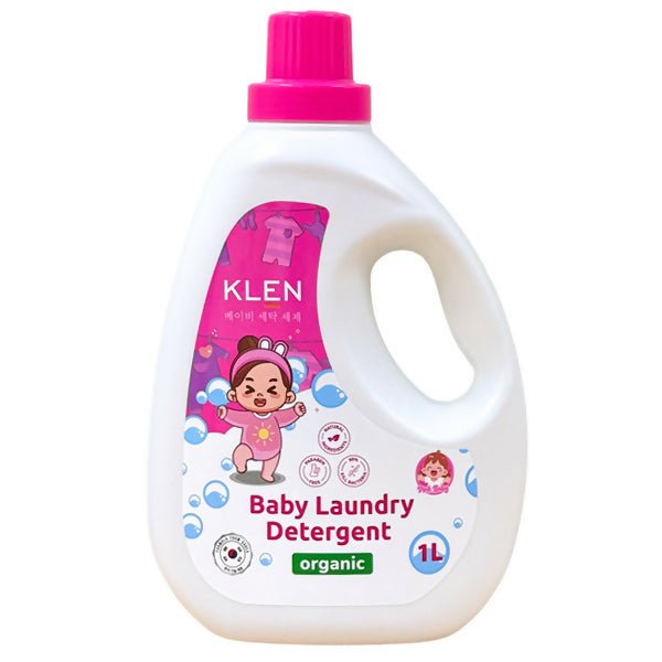 សាប៊ូបោក Klen Baby Laundry Pink 1000ml - សាប៊ូបោកខោអាវកូនក្មេង (Baby Laundry Soap)