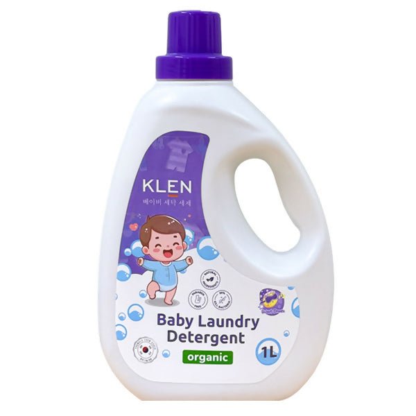 សាប៊ូបោក Klen Baby Laundry Puplur 1000ml - សាប៊ូបោកខោអាវកូនក្មេង (Baby Laundry Soap)