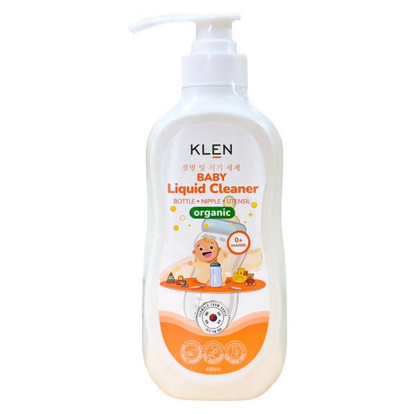 សាប៊ូលាងដប Klen Baby Liquid Cleaner Bottle 450ml - សាប៊ូលាងដប (Bottle Washing Soap)