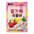 នំក្មេង Korean BeBecook Grain Bar Stawberry 40g - នំកូនក្មេង (Baby Cakes)