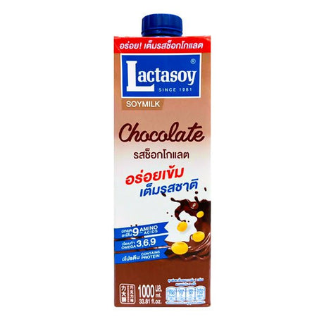 ទឹកសណ្តែត Lactasoy Chocolate 1L - ម្ស៉ៅទឹកដោះគោ & ទឹកដោះគោទឹក (Milk Powder & Milk)