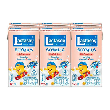 ទឹកសណ្តែក Lactasoy Hi Calcium 125ml - ម្ស៉ៅទឹកដោះគោ & ទឹកដោះគោទឹក (Milk Powder & Milk)